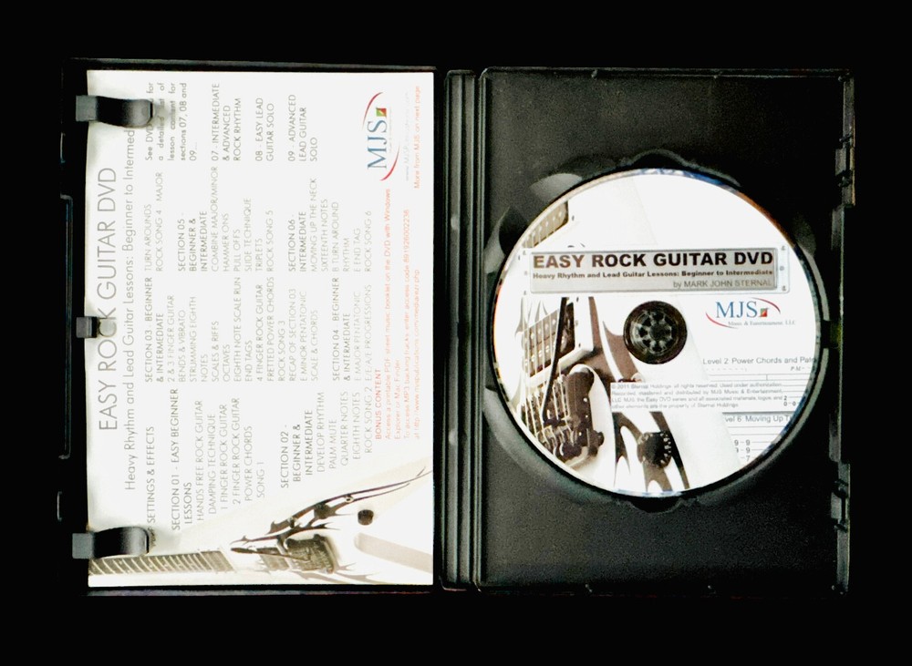 MJS: Easy Rock Guitar: Beginner to Intermediate: DVD