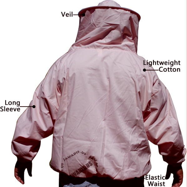 Pink Beekeeper Pullover Jacket - 3X Large, Stylish & Protective