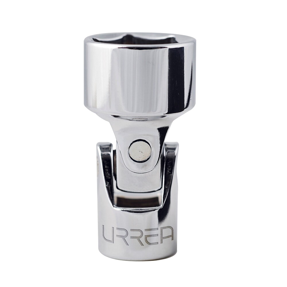 URREA 4775 1/4" Drive Chrome Universal Flex Socket 6 Point 1/2"