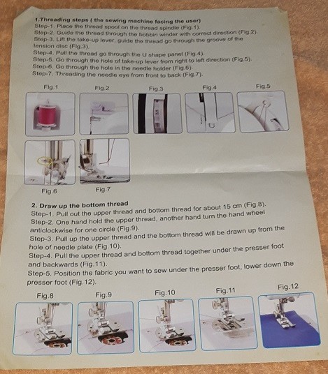 Compact Mechanical Sewing Machine