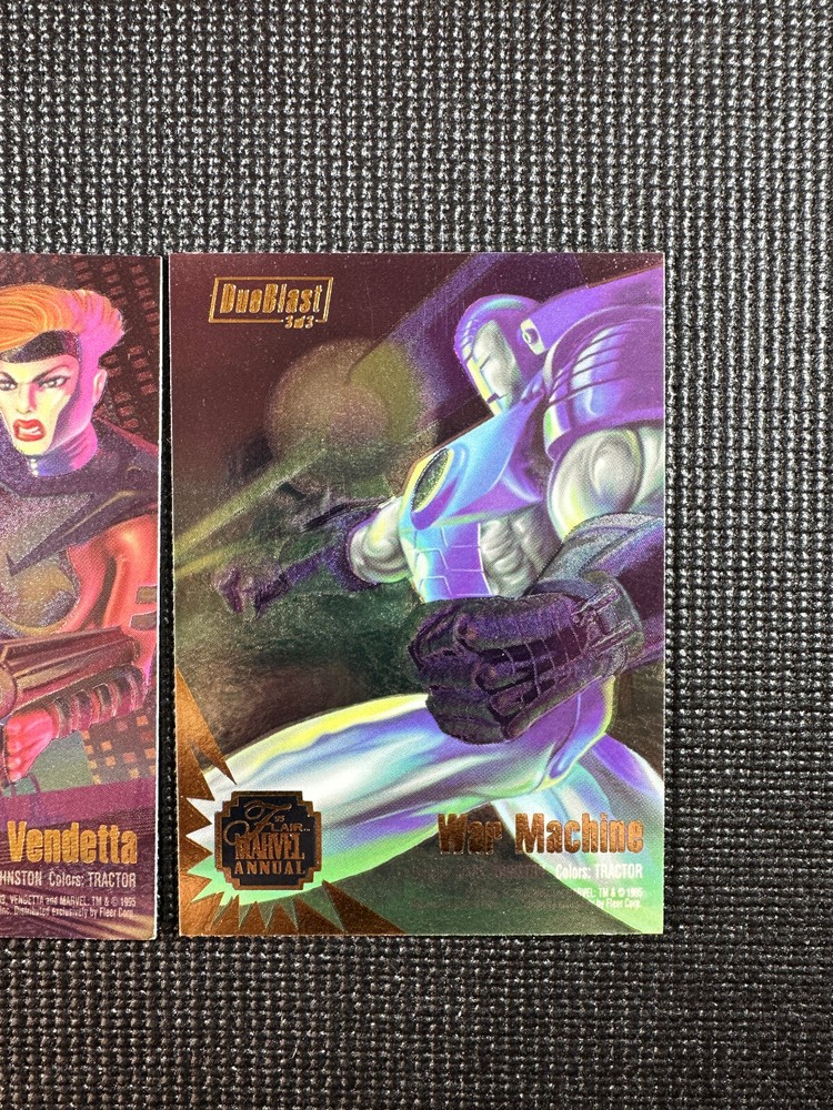 1995 Flair Marvel Annual - Duo Blast Insert Set - Pack Fresh!