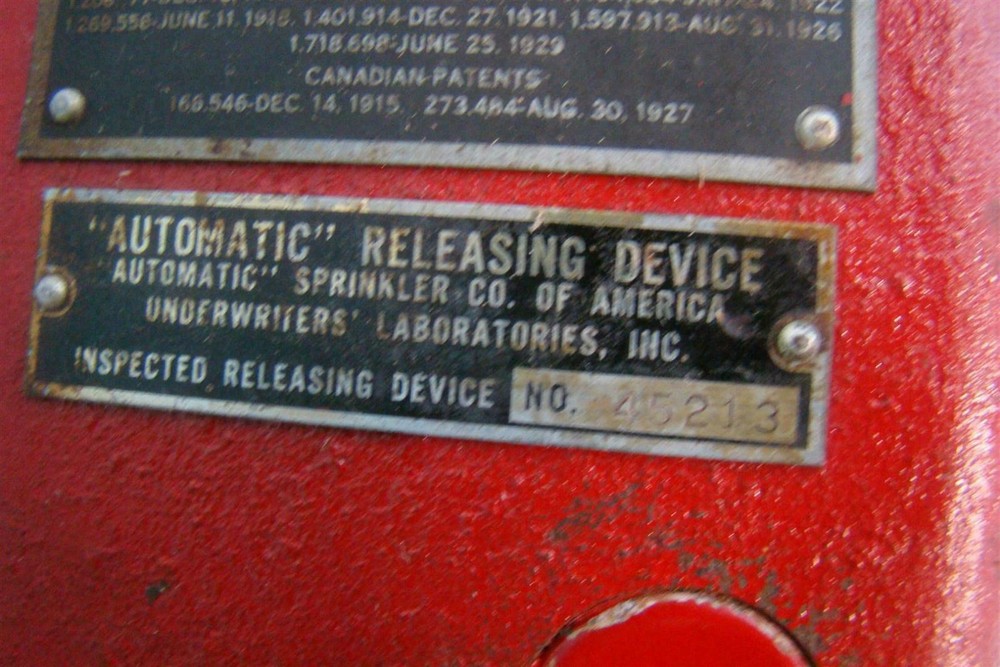 Automatic Release Sprinkler Co. 75-59 45213