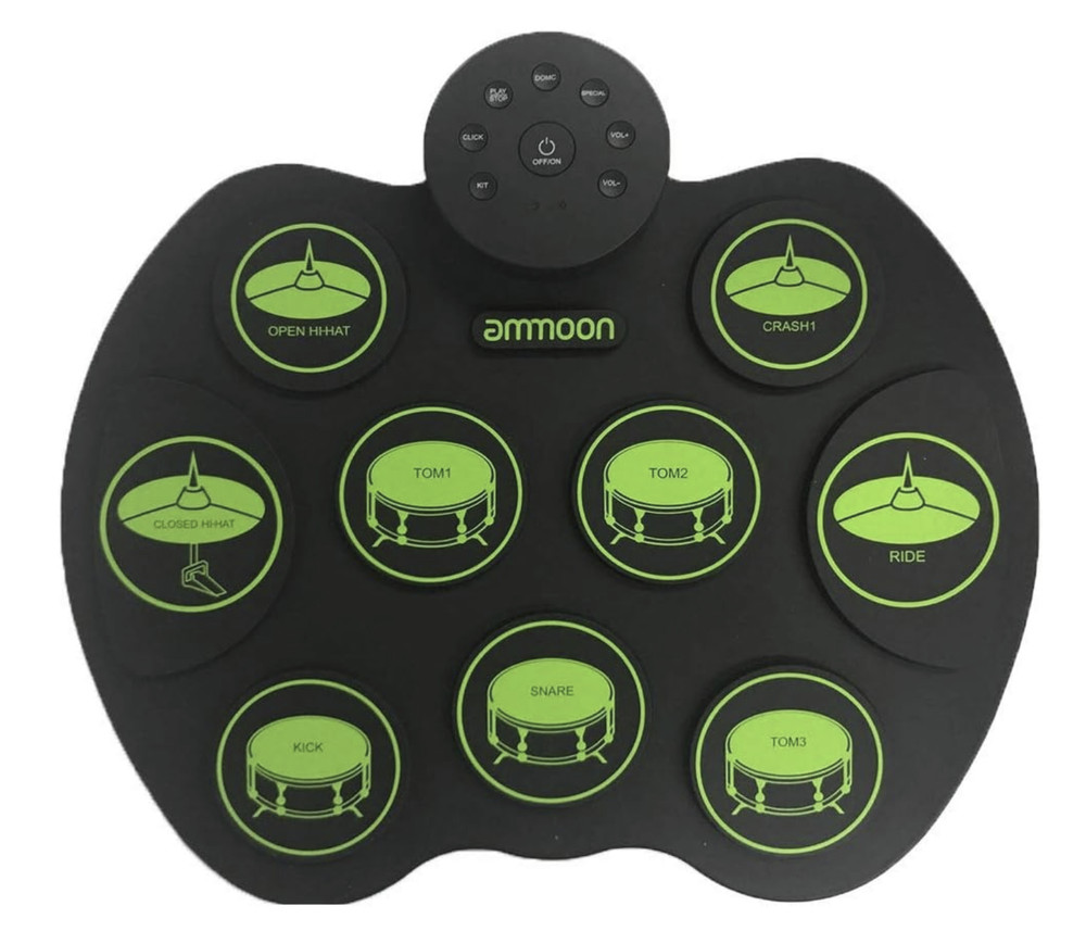 Electronic Drum Mat,Foldable Electronic Drum Kit Portable Electronic Drum Set