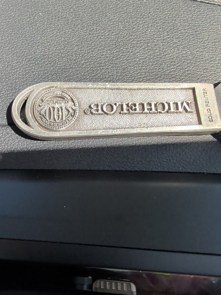 Michelob Solid Pewter 100th Anniversary Bottle Opener