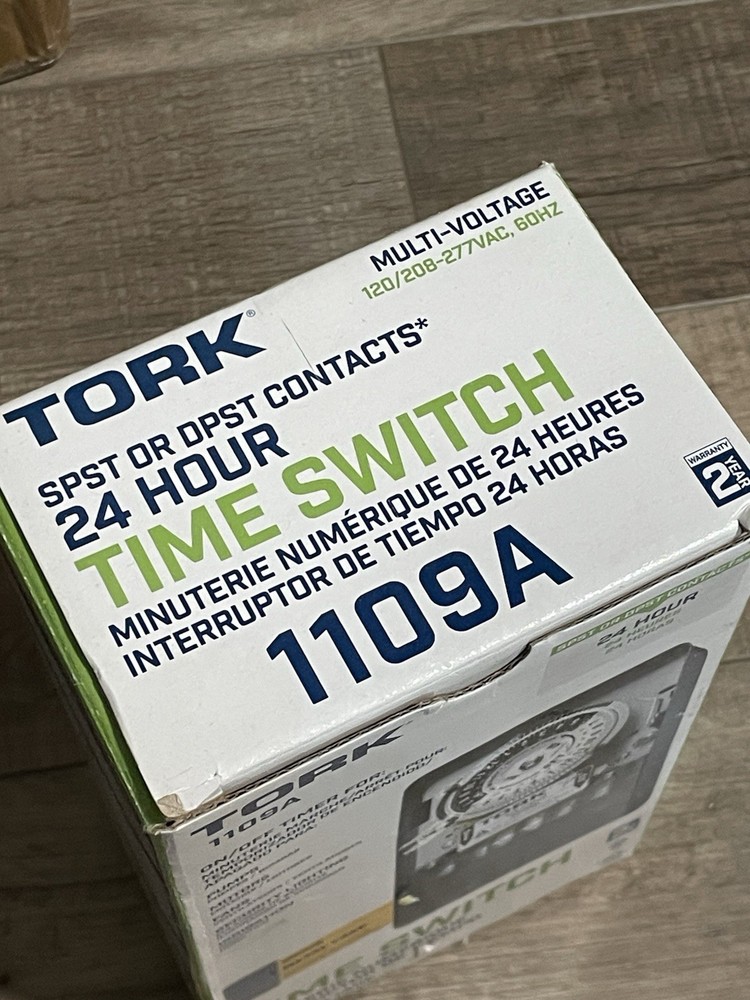 Tork 1109A 24hr Timer Time Switch Multi Voltage