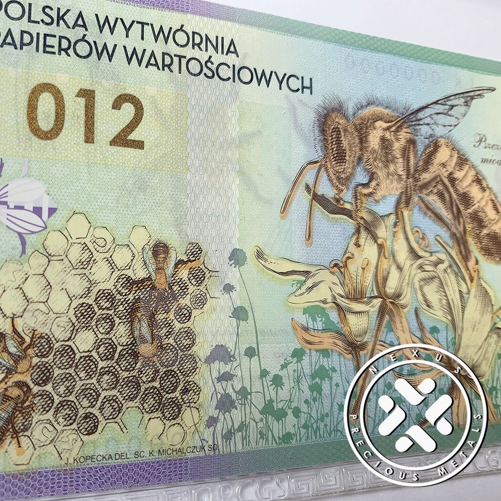 2012 POLAND PWPW TEST NOTE PCGS BANKNOTE 66 PPQ SUPERB GEM UNC 012 UNITS