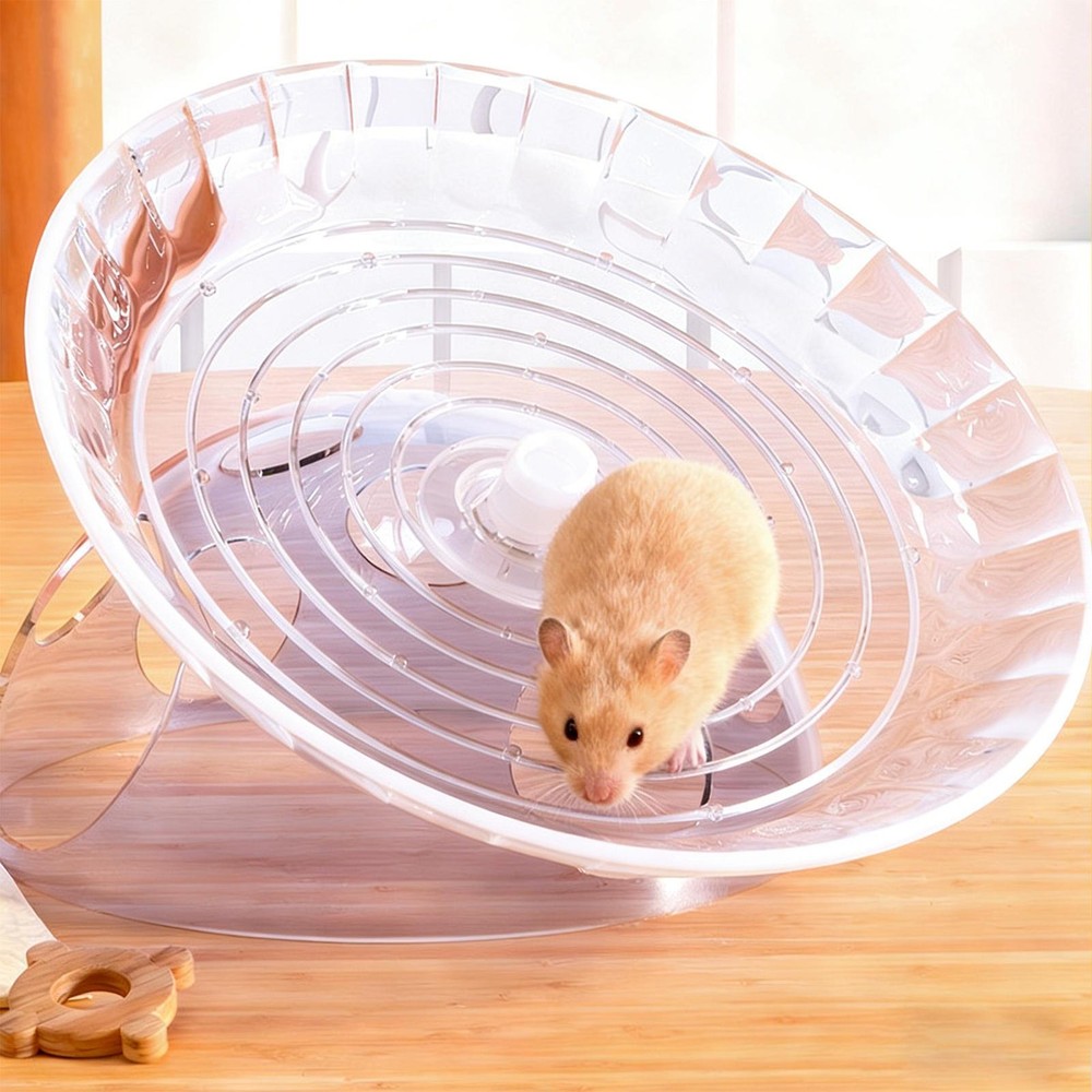 Hamster Exercise Wheel Running Scroll Silent Wheel Spinner Gerbils Mice Jogging