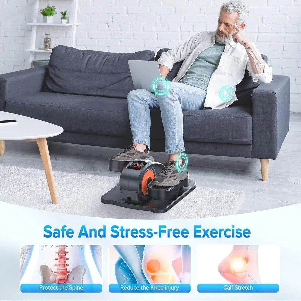 Portable Electric Under Desk Elliptical - Quiet & Adjustable