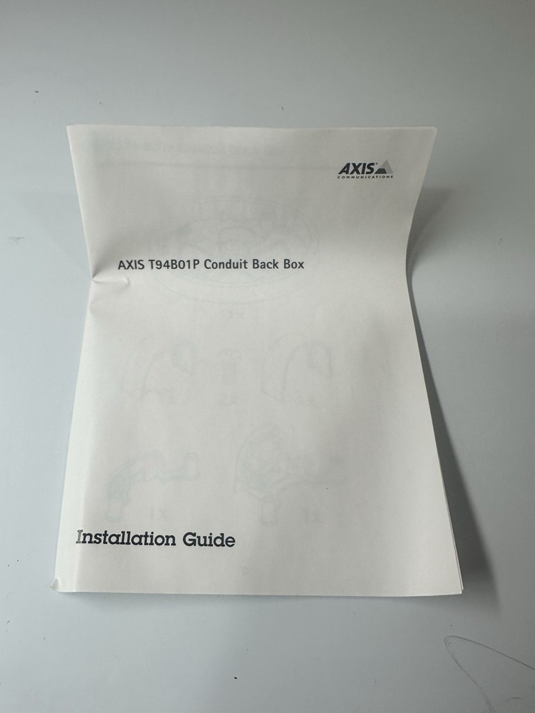 Axis T94B01P Conduit Back Box NEW