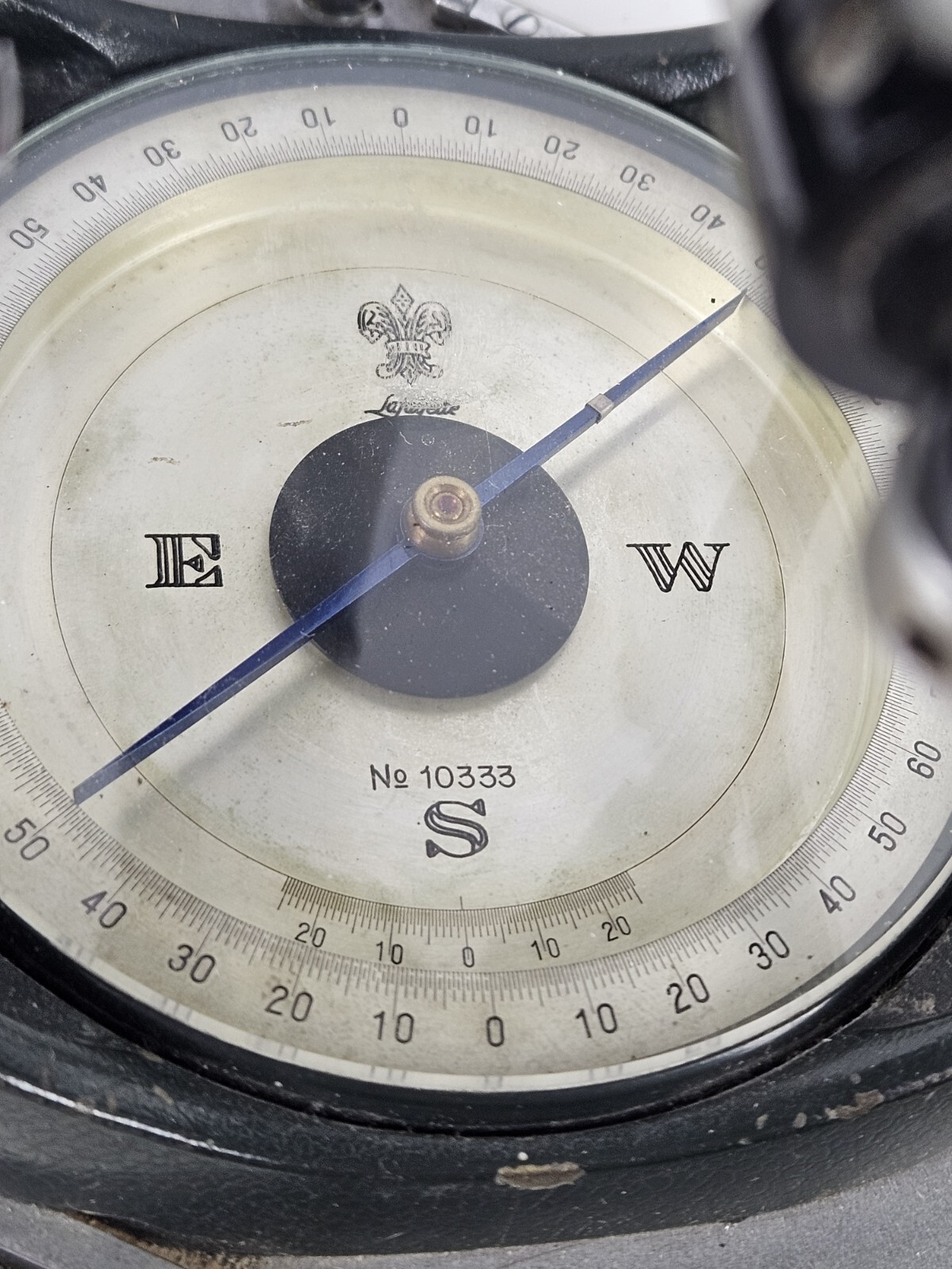 1956 LAFAYETTE No. 10333 Brass Surveyors Transit with Compass and 10" Telescope