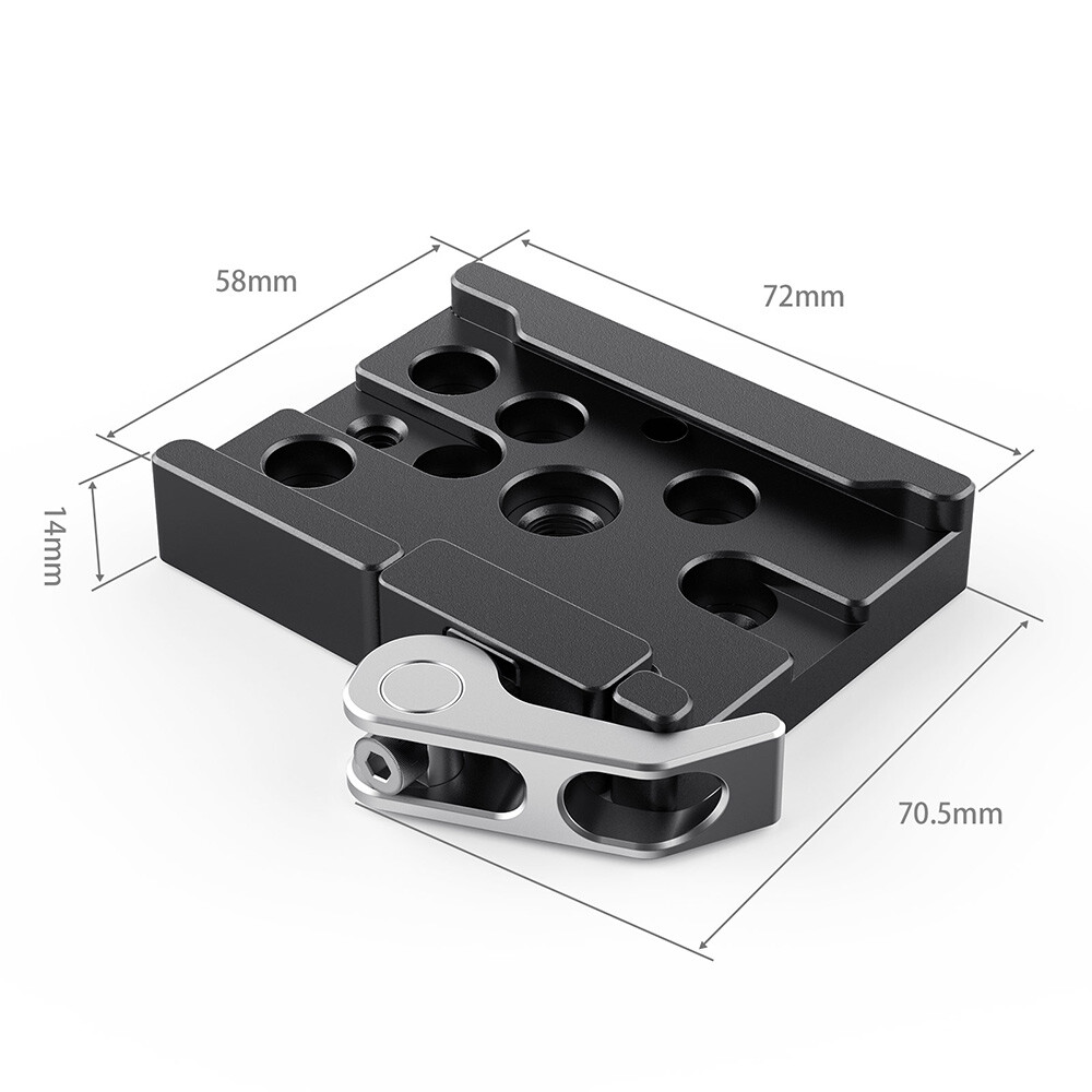 SmallRig Arca-Type Quick Release Baseplate With 1/4’’-20, 3/8’’-16 threaded-2143