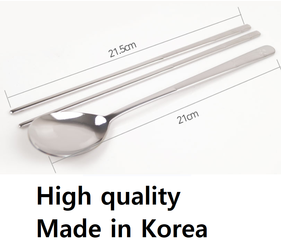 Spoon Chopstick set Dinnerware Set Korean silverware stainless