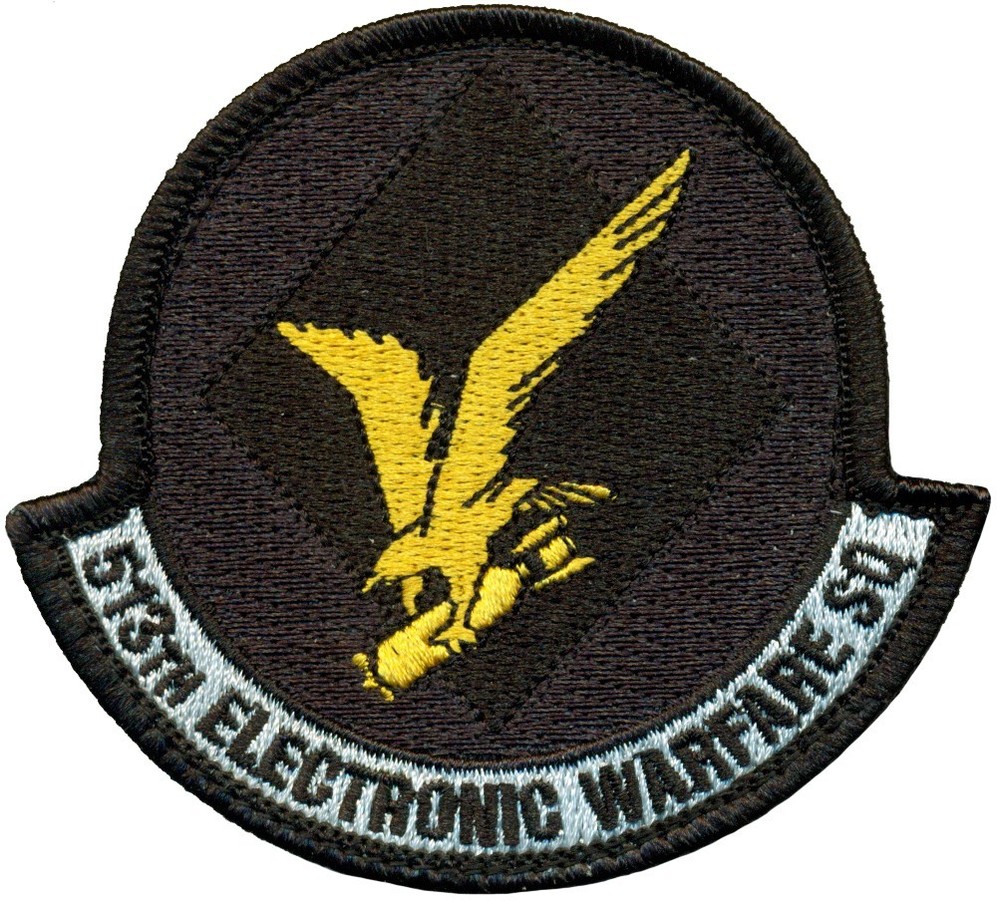 USAF 513th ELECTRONIC WARFARE SQUADRON PATCH - F-35 DATA
