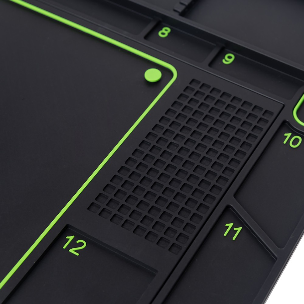 Fly Tying Mat Magnetic Workspace, Tool Organizer Station, Storage Desk Accessory