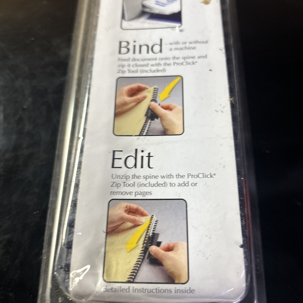 Impact Prosessional Proclick 5/16 Binding Spines 25 Pack 45 Sheets Capacity
