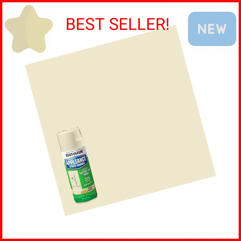 Rust-Oleum 210372 Specialty Appliance Epoxy Spray Paint, 12 oz, Biscuit