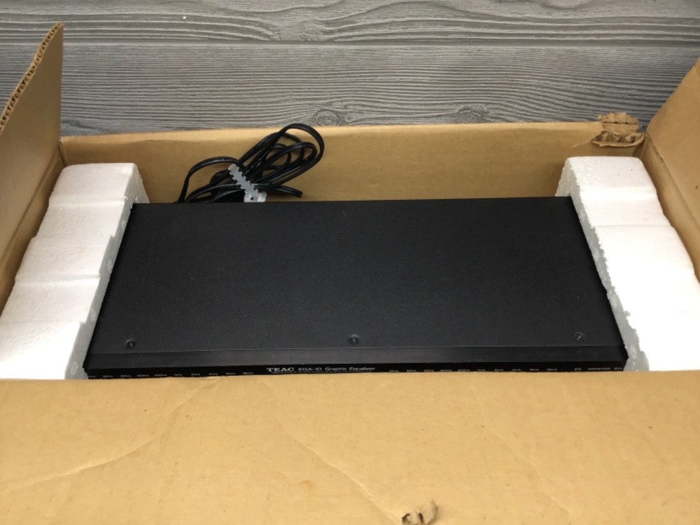 Vintage TEAC EQA-10 Graphic Equalizer W/ Box Tested Working