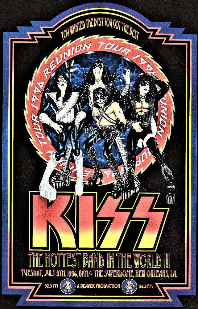 Kiss Concert Poster 12 X 18 Free Shipping