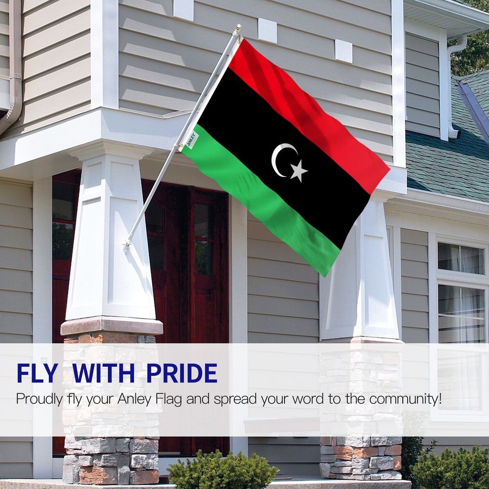 Anley Fly Breeze 3x5 Ft Libya Flag - Libyan Flags Polyester