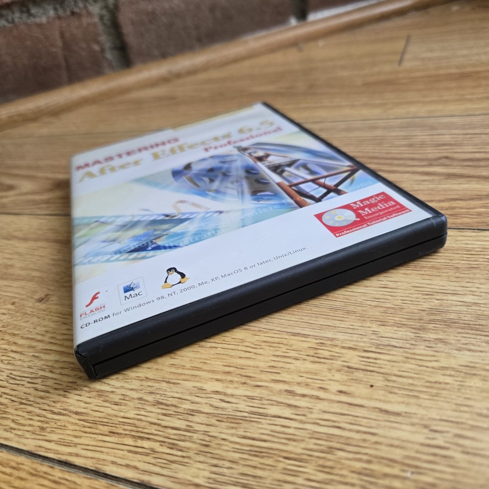 Mastering After Effects 6.5 Professional (CD-ROM 2004) WINDOWS XP, MacOs, LINUX