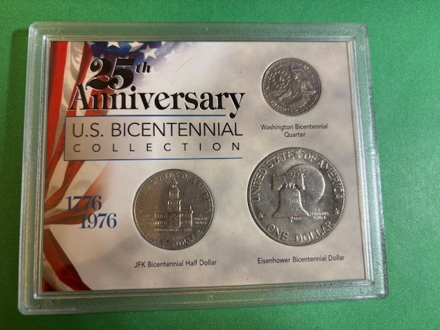 25th anniversary US Bicentennial collection COA case