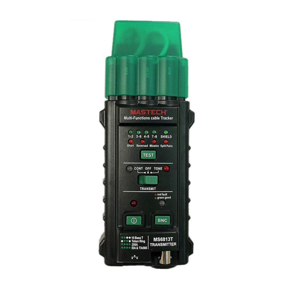 Mastech MS6813 Network Cable Meter Telephone Line Detector Tracker RJ45 101Base
