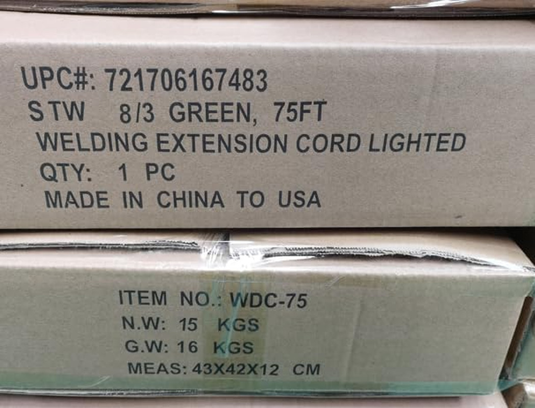 75FT Welder Extension Cord – 50 Amp, 10 Gauge 10/3, NEMA 6-50 Plug, 250V, Heavy