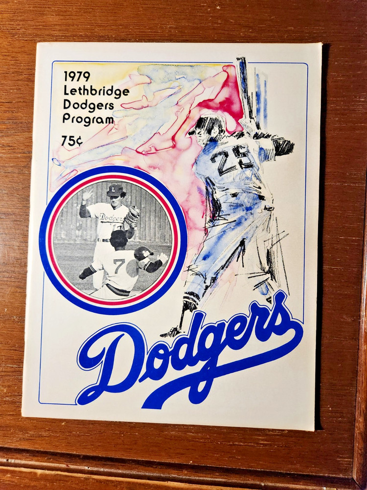 1979 LETHBRIDGE DODGERS Baseball Program