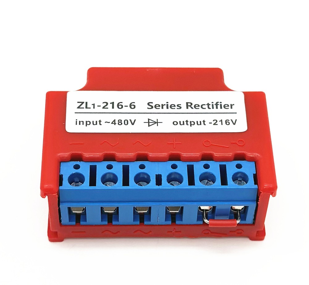 ZL1-216-6 Series Rectifier input ~480V output -216V half-wave brake module
