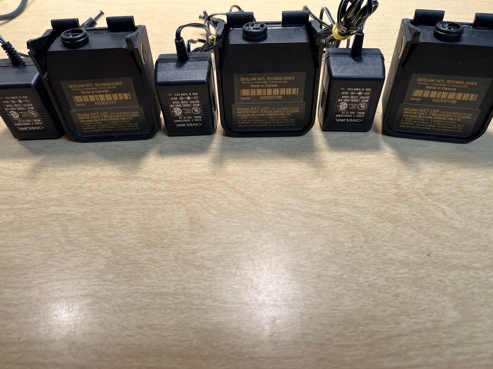 Divelink Int’l Technologies Wireless Underwater Technologies Wireless Comm 3 Lot