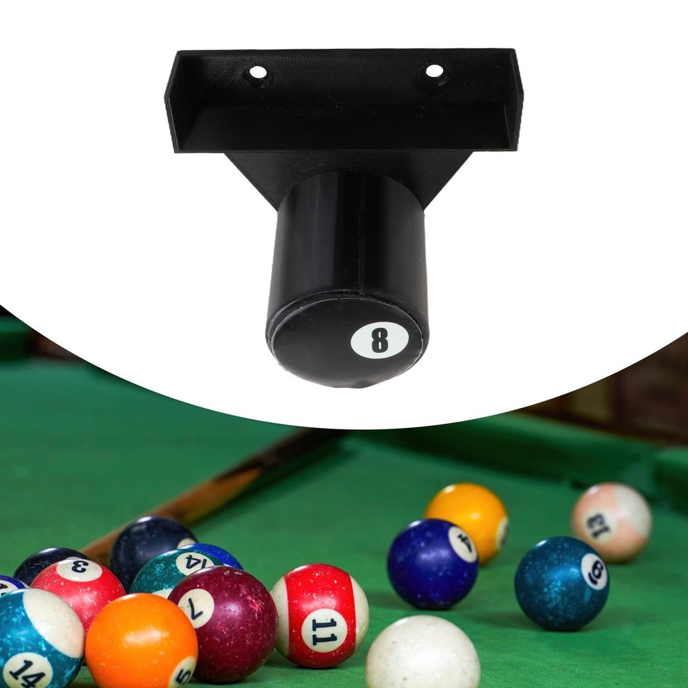 Pool Chalk Holder Wall Mounted Storage Rack