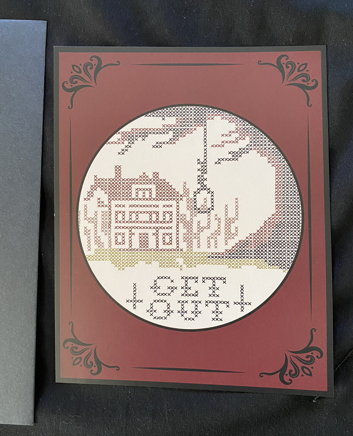 Horror Crate Loot Crate Conjuring Get Out Postcard & Envelope Set Lootcrate New