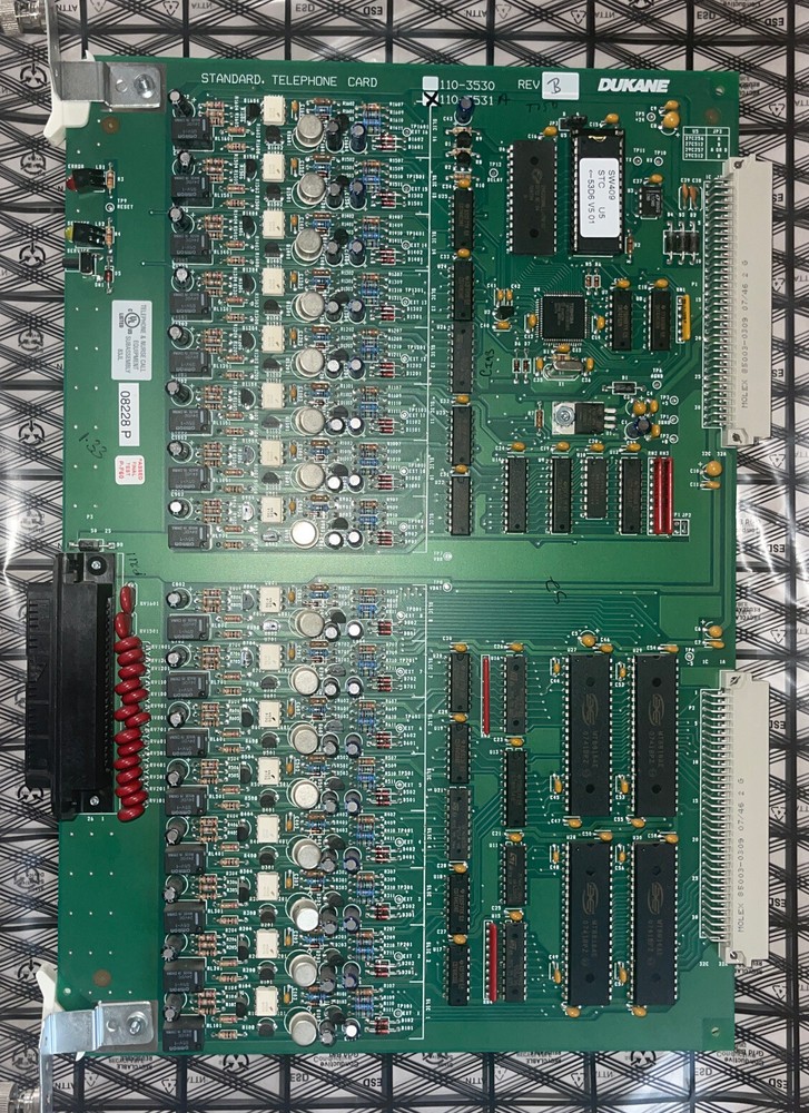 Dukane STARCall Intercom Standard Telephone Card 110-3531A STC-E