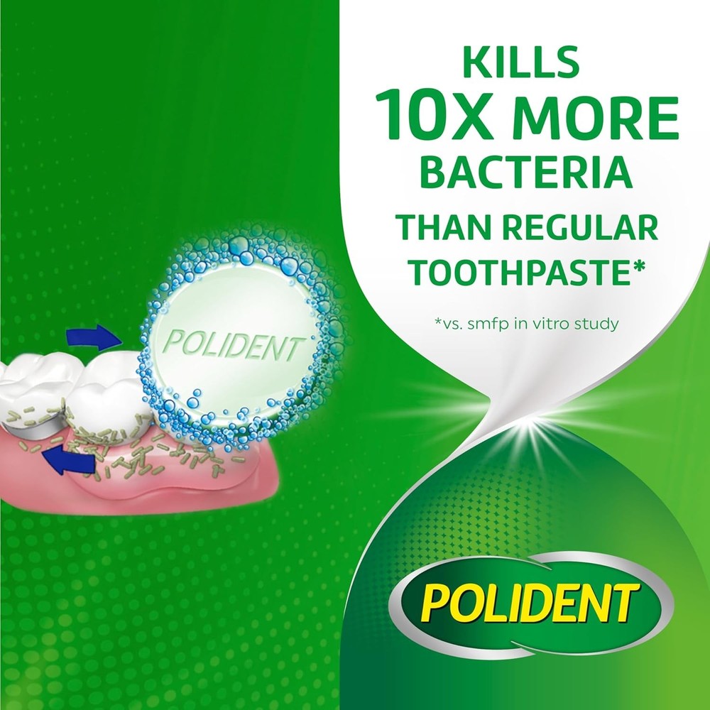 Polident 3 Minute Denture Cleanser Tablets 120 Count