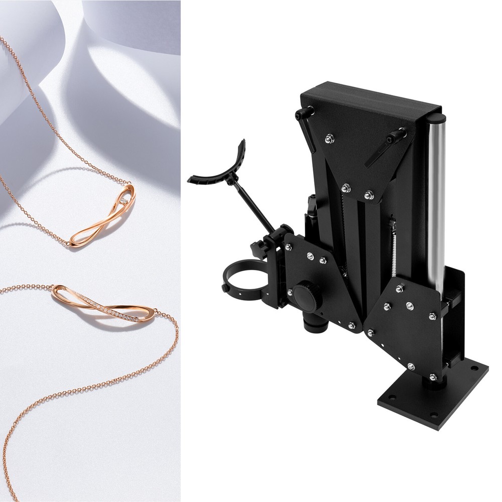 Microscope Stand Multi-directional Jewelry Inlaid Stand for Micro-setting Tool