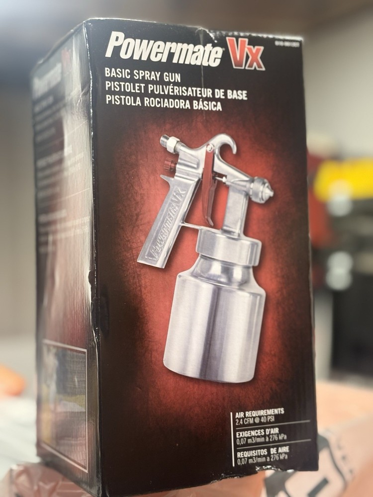 Powermate Vx Basic Spray Gun 2.4 CFM @40 PSI Brand New