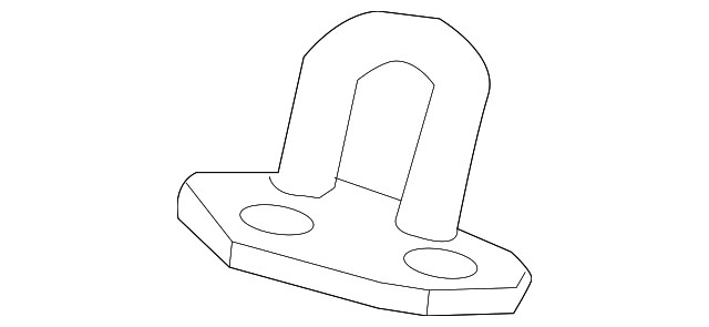 Genuine Honda Lift-Gate Lock Striker Plate 74813-SHJ-A01