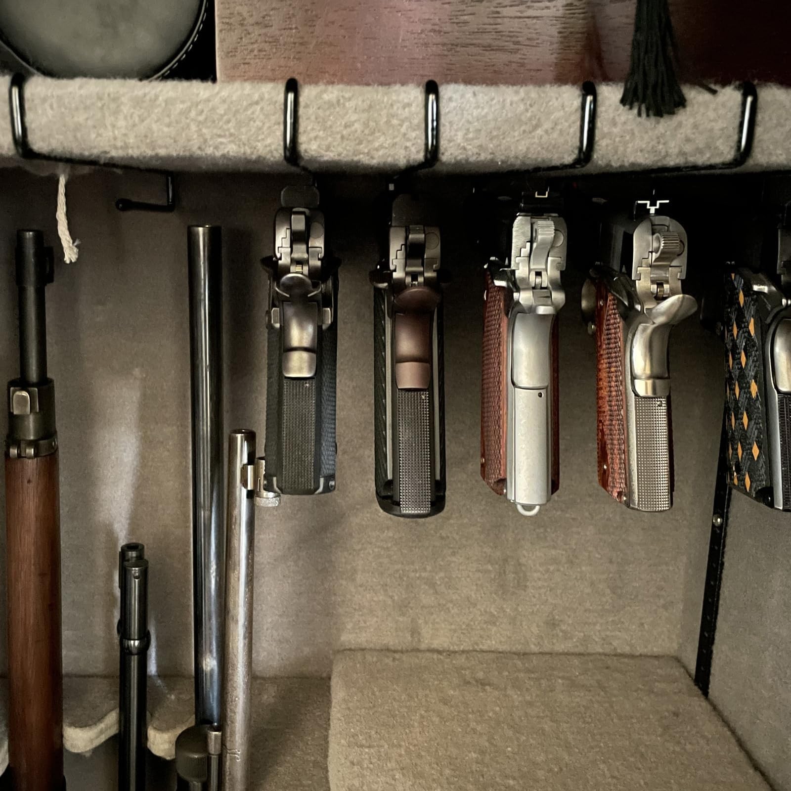 Rack for Safe,10 PCS Racks Safe Accessories,Handgun Rack for Cabinet,Handgun .