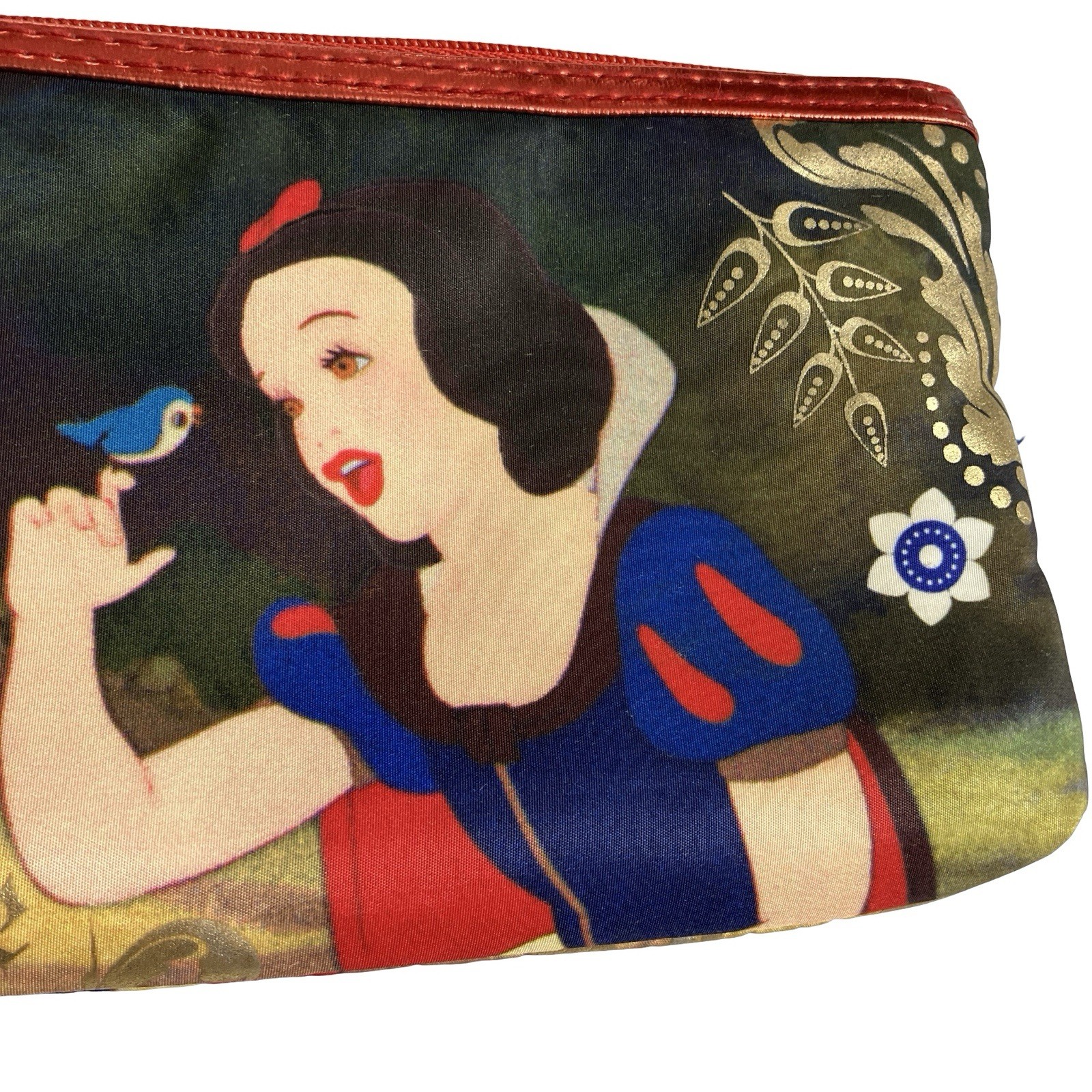SOHO London New York Disney Snow White Wristlet Makeup Bag All Over Print