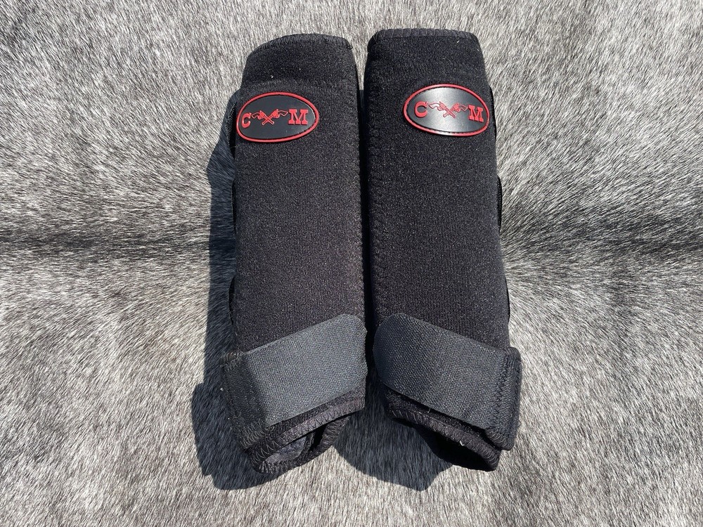 CM SureStep Splint Boots Full Set Black MEDIUM