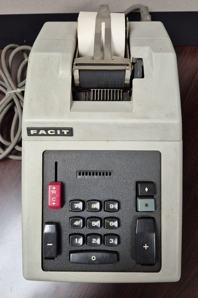 Vintage Facit Adding Machine, model # 1209