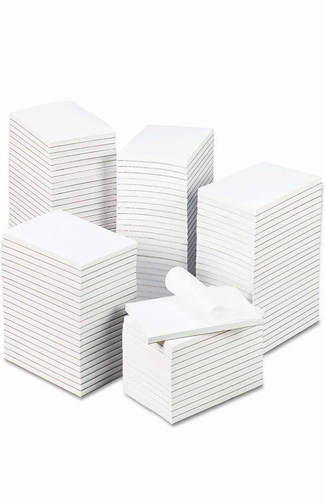 100 Pack Notepads 3.75” x 5.125” (100 Sheets) Bulk