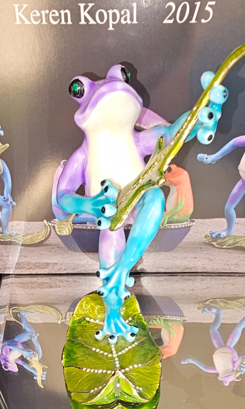 Keren Kopal Collectible Trinket Box 2016 Collection Guitar Playing Fro G3D