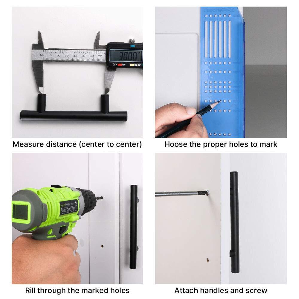 Cabinet Hardware Template Cabinet Pull/Knob Template Tool for Handles and Pulls