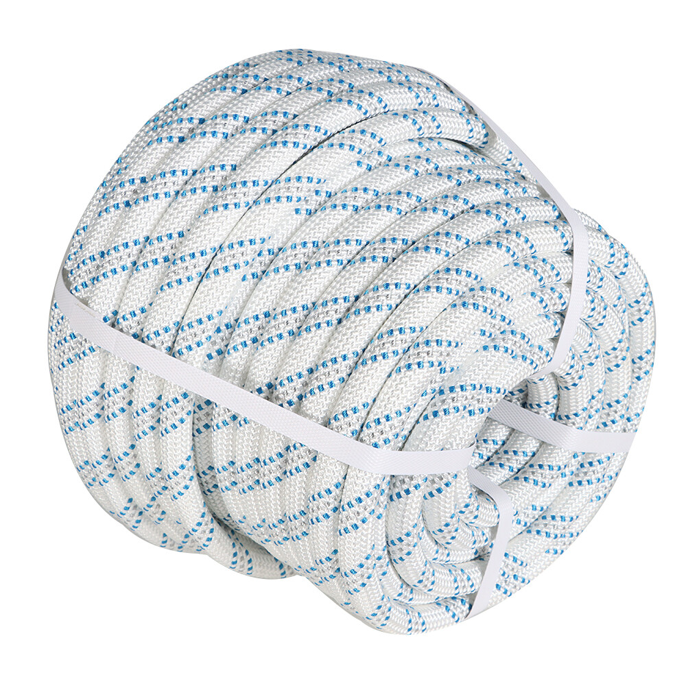 Double Braid 5/8" x 150' Nylon Polyester Arborist Bull Rope Pulling Rigging Line