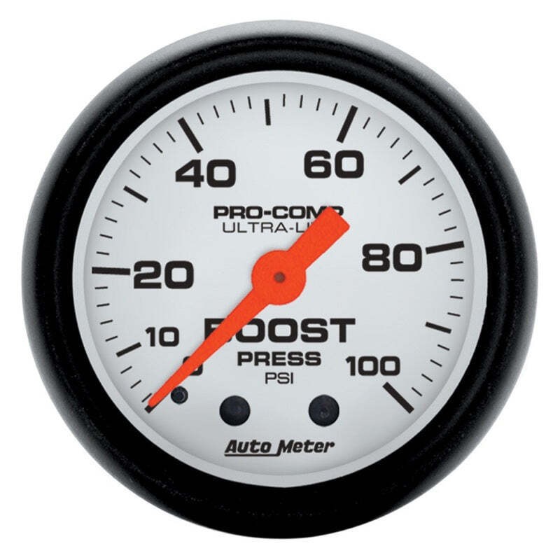 AutoMeter 5706 Phantom 2 1/16in 100psi Mechanical Boost Gauge