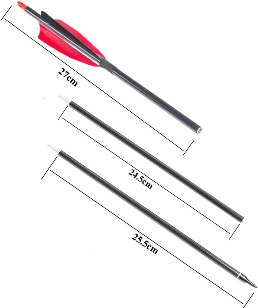 Linkboy Archery Carbon Arrows 3 Take Down Hunting Three Arrow