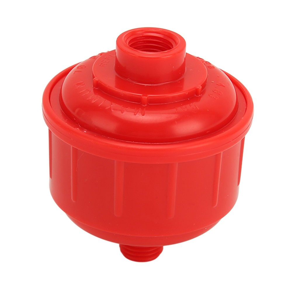 10PCS Disposable Spray Filter Red Wear Resistant 1/4in Thread Plastic