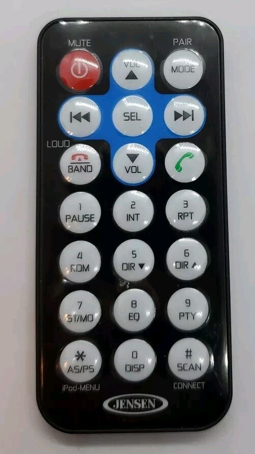 Original Jensen MP1524 MP1514BT Remote Control