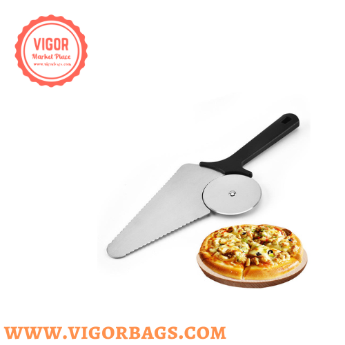 Handy Salad, Pizza Chopper & Pizza Cutter and Server Slicer Super Sharp Combo Pa